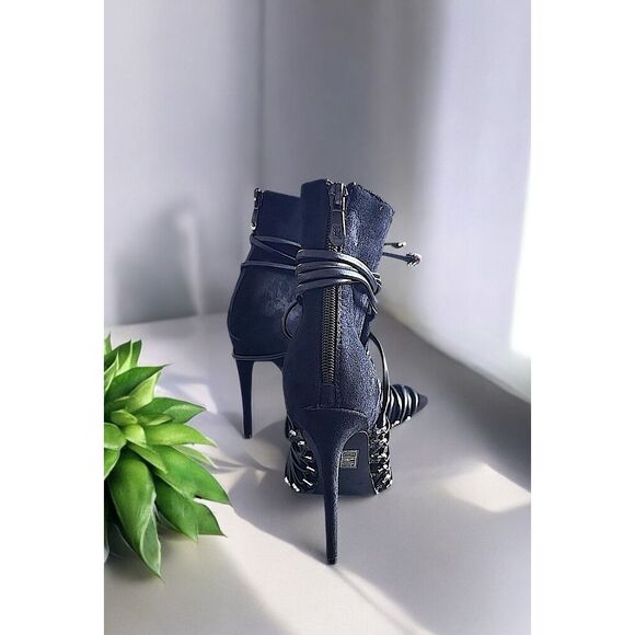 Fashion Nova Wrap Around Catalina Booties Boots - Size 7.5  ***Item: B3 - Picture 4 of 7